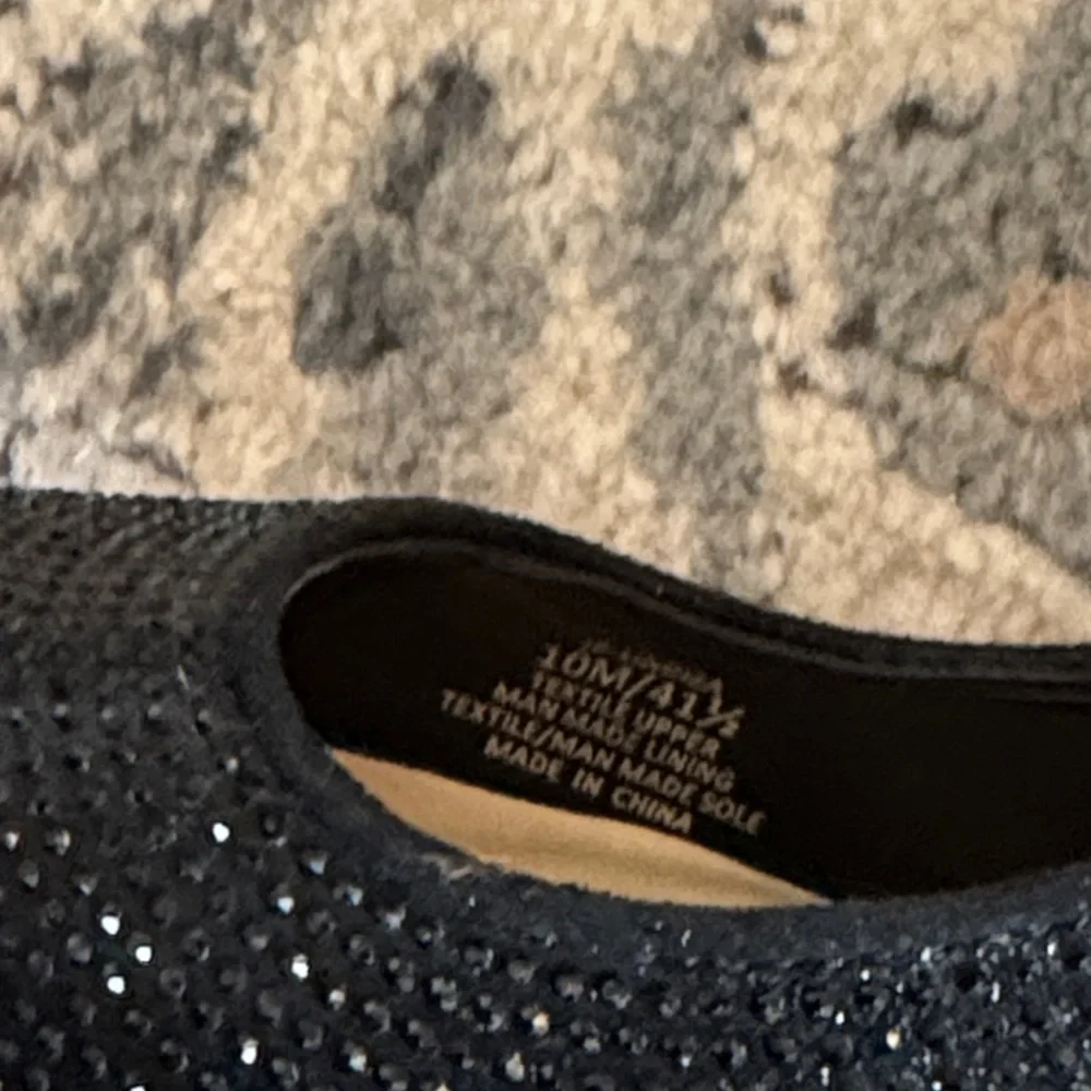 Jessica Simpson Black Sparkle Heels - Picture 3 of 7